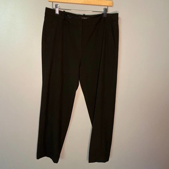 𝅺talbots Signature Pant  vBlack Cuffed Pants Size 12 - Picture 2 of 7